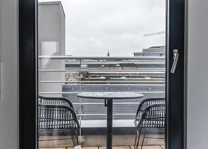 Luxe Penthouse 2br Apartman Luxemburg